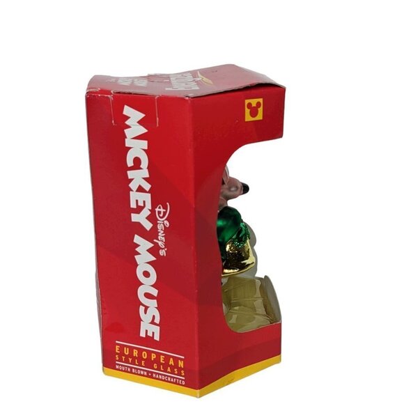 Vtg 2000 Disney Mickey Mouse Christmas Ornament Blown Glass Energizer Giveaway - Picture 2 of 4